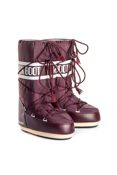 MOON BOOT Women's / Girls' Boots (Snow) 80D1400440-D013 Mb Icon Nylon Burgundy (23-34)