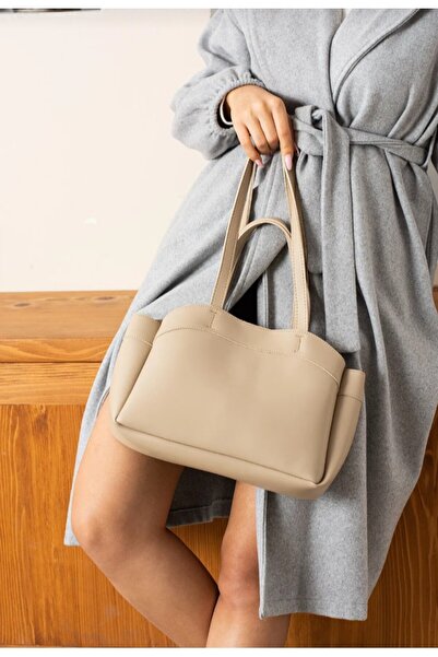 eflanmoda Γυναικεία τσάντα χεριού και ώμου με κουτάβι από μαλακό συνθετικό δέρμα