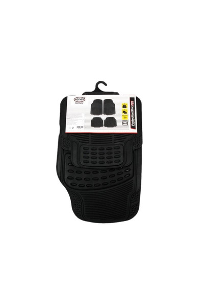 Heyner Set of 4 Premium Black Heyner car mats, Black
