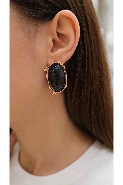 Jerie Gold Damla Vintage Style Earrings