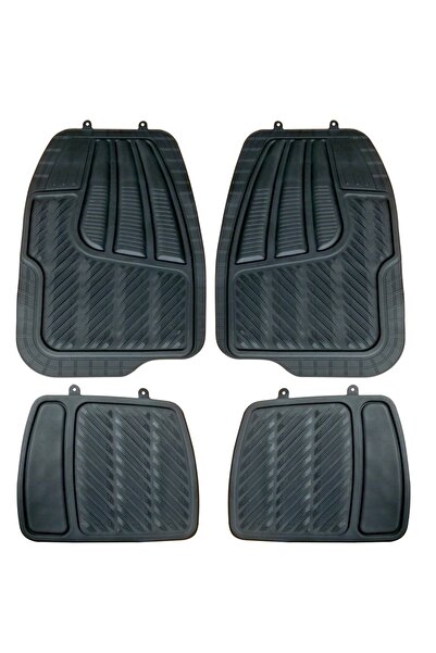 Bottari Set 4 covorase aute Strong Rain, PVC, Negru