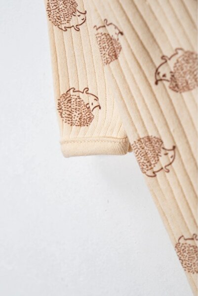 ENİA BABY Baby Patterned Seasonal Cotton Newborn 3-6-9 Months 3-Piece Clothing Jumpsuit Set Sleeping Bag