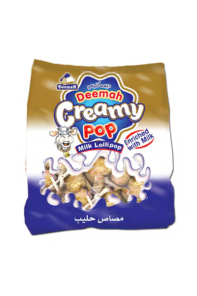 Deemah Cream Milk Lollypop, 800G