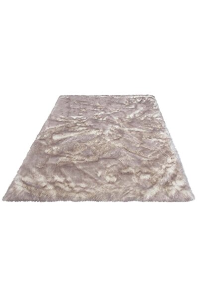 LUNA HOME Sammo synthetic fur rug, very soft and fluffy, gray, 160x230 cm