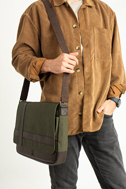 MEGA ÇANTA Canvas Series Large Volume Messenger Men's Bag