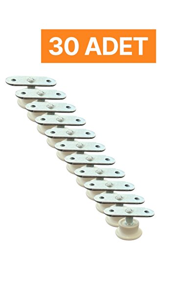 HOMDEP Masa Sandalye Dolap Sehpa Ayarlanabilir Yükseltme Ayağı M8 Beyaz Rotil...