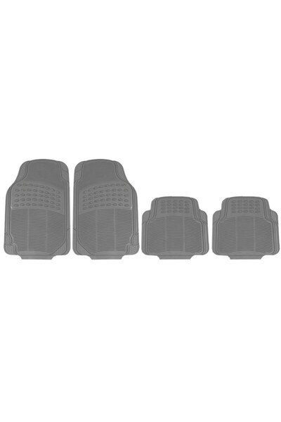 Heyner Set of 4 Premium Black Grey Heyner car mats, Grey