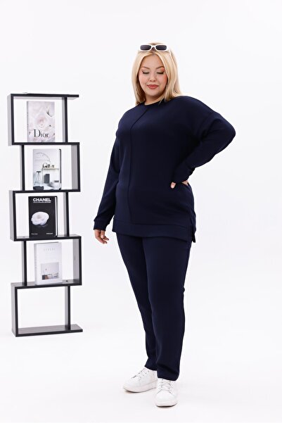 Siyezen Plus Size Modal Set with Green Front