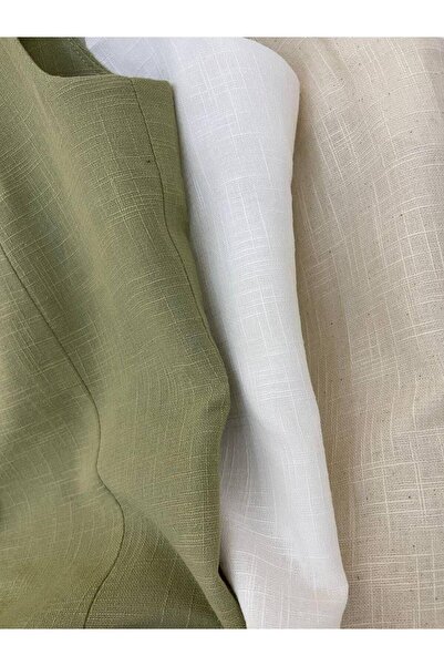 BETULAKSUBUTİK Cotton Linen Buttoned Vest