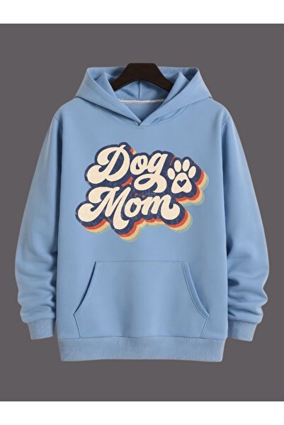 ArtYus Unisex Dog Mom Colorat Personalizat cu imprimeu Bumbac supradimensiona...