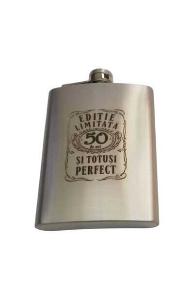 magazinu de gravura Sticla inox personalizata - Cadou 50 de Ani