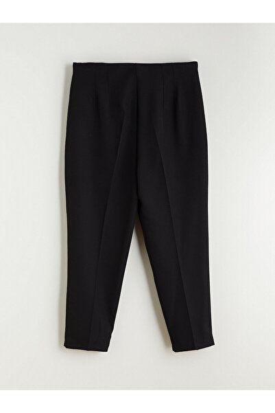 LC Waikiki Black Standard Fit Women's Trousers
