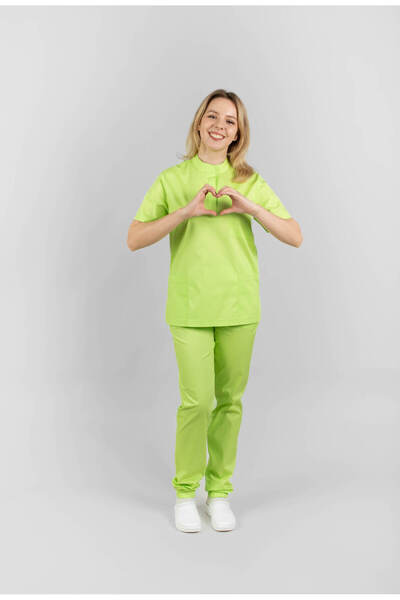 Masstex KIM MEDICAL BLOUSE, LEMON GREEN