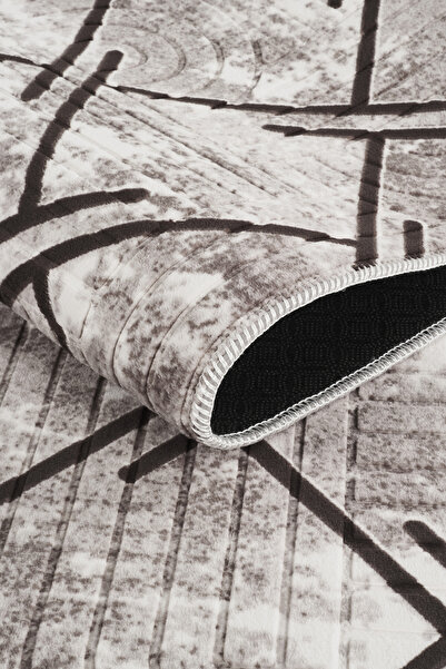 Villadia Home Textile Kaymaz Taban Dört Mevsim Emboss Baskılı Yıkanabilir Kes...