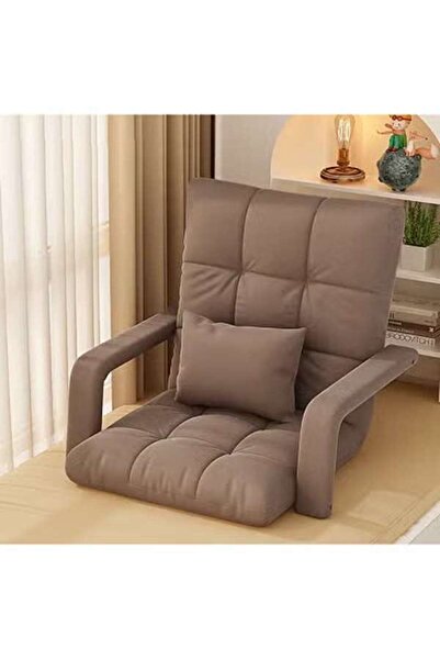 AGD Modern Comfortable Folding Sofa for Living Room (Brown)