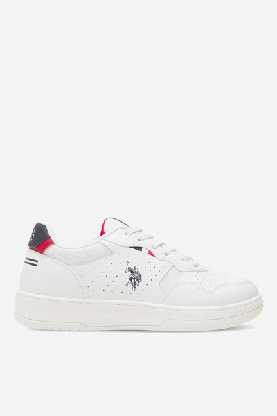 U.S. Polo Assn. Αθλητικά Πόλο Αμερικανών για Αγόρια 5905588413851 Λευκά