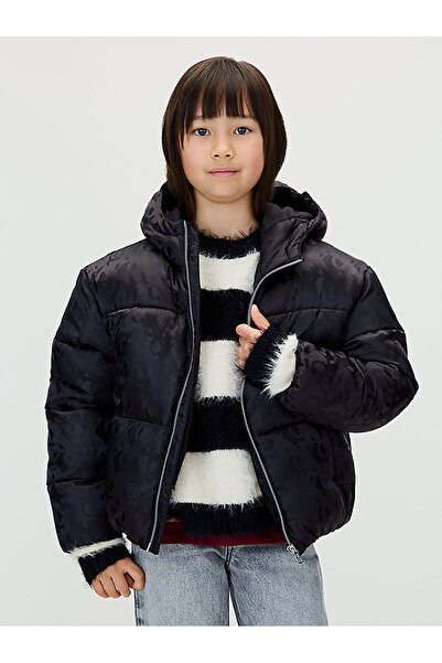 Calvin Klein Kız Çocuk CK Logo Puffer Mont