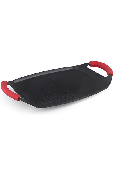 Muller Kitchen Die-Cast Aluminum Grill Plate 47cm, Healthy German Nonstick Ma...