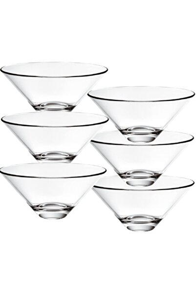 Vidivi Set 6 boluri rotunde din sticla temperata colectia VOLUBILIS 410ml 15,...