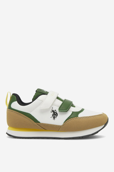 U.S. Polo Assn. Αθλητικά Πόλο Αμερικανών για Αγόρια 5905588414216 Λευκά