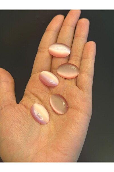 Gönülden Tasarım 6 BUCĂȚI SET DE MARGELE DE STICLA ROZ 2X1 CM