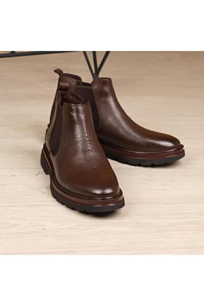 shot night Genuine Leather Chelsea Men's Boots