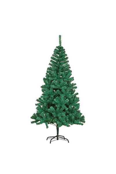 Flippy Brad de Crăciun artificial cu suport, 150 cm, 450 vârfuri, suport clasic, fără lumini, verde