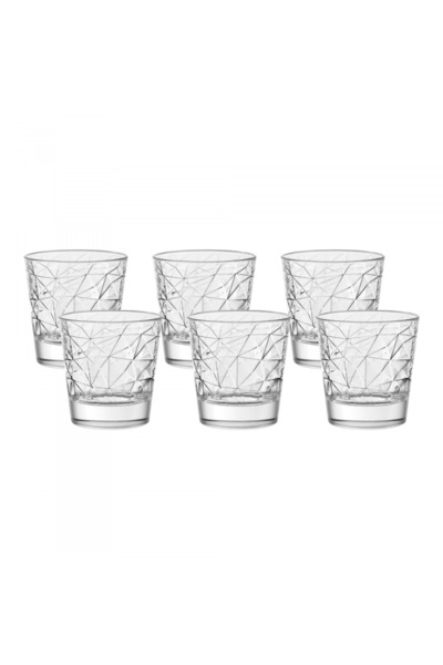 Vidivi Set of 6 tempered glass shot glasses, DOLOMOTI collection, 220ml