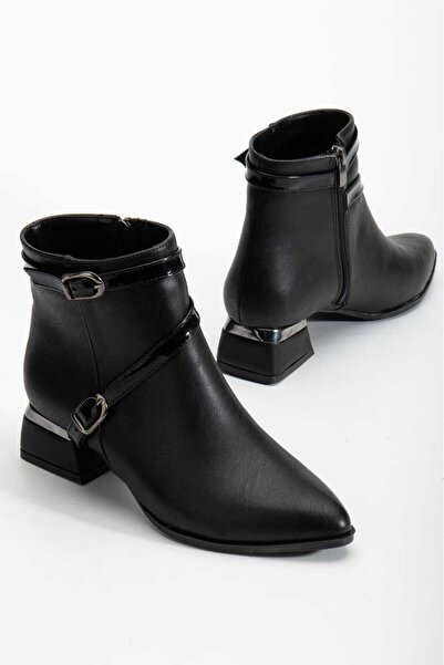 Dubais Shoes L01-Γυναικείες καθημερινές μπότες με χιαστί λουράκια κοντό τακού...