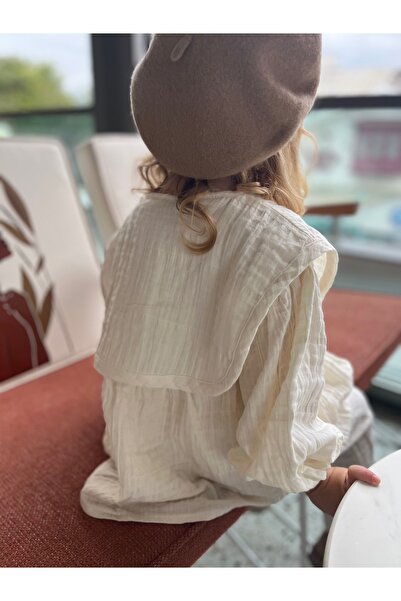 Balerinikizler Baby&Kids Muslin Set with Collar Detail