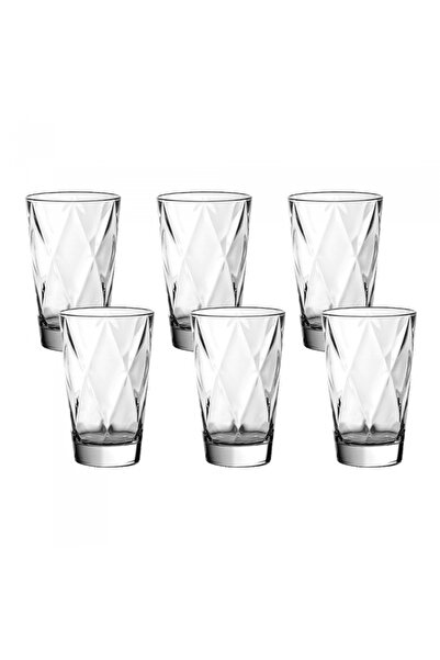Vidivi Set of 6 tall glasses made of tempered glass, CONCERTO collection, 410ml