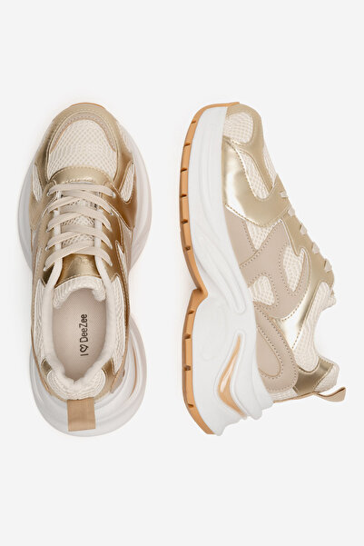 DeeZee γυναικεία αθλητικά παπούτσια 5903698764092 Χρυσό χρώμα