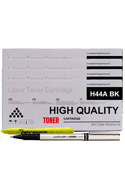 SPEED Set Toner compatibil HP44A, 4xCF244A, Negru 4000 pagini, Roller DeLuxe ...