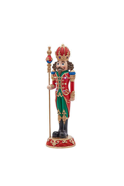 BraziPremium By OLLMA Christmas decoration Nutcracker model with lights, 50x14x14 cm, multicolor