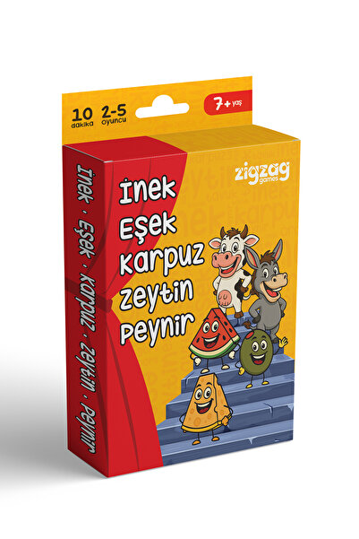 Zigzag İnek Eşek Karpuz Zeytin Peynir – Eğlenceli Kart Oyunu