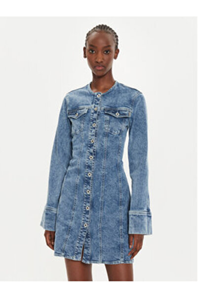 Pepe Jeans Women's Denim dress PL953549 Blue