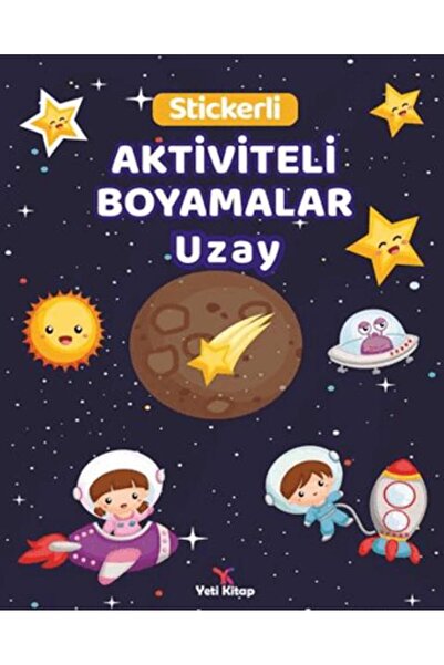 yeti kitap Uzay Aktiviteli Boyamalar