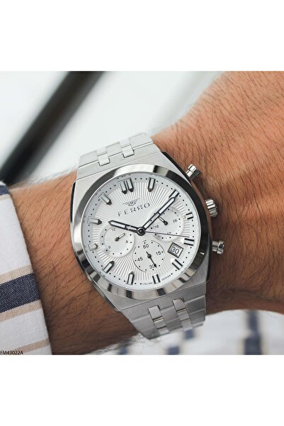 FERRO Fm43022A Men's Steel Band Wristwatch