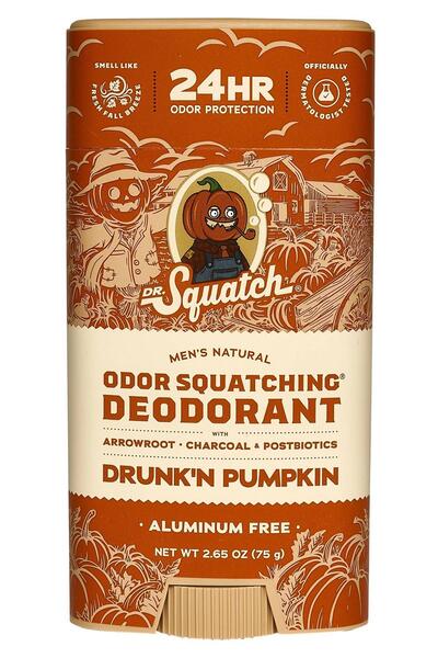 Dr Squatch Drunk'n Pumpkin Alüminyumsuz Stick Deodorant 75GR