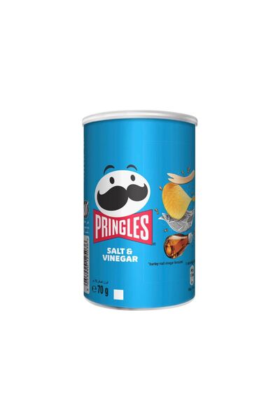 Pringles بنكهة الملح والخل، 70 جرام