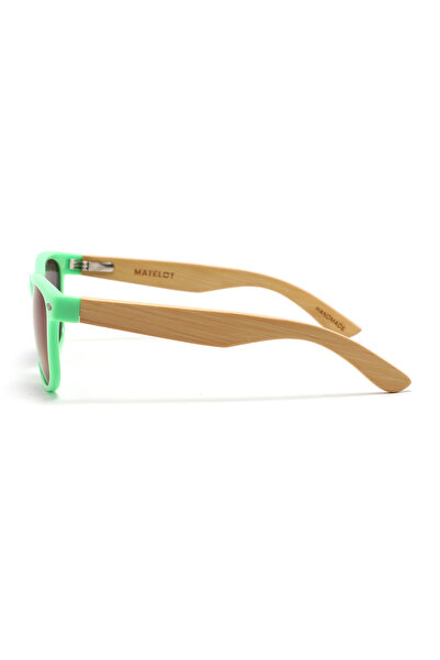 MATELOT GREEN EDITION sunglasses, polarized lenses and bamboo wood arms