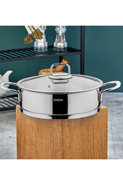 Cooker 24 cm Bomonti Stainless Steel Flat Pot