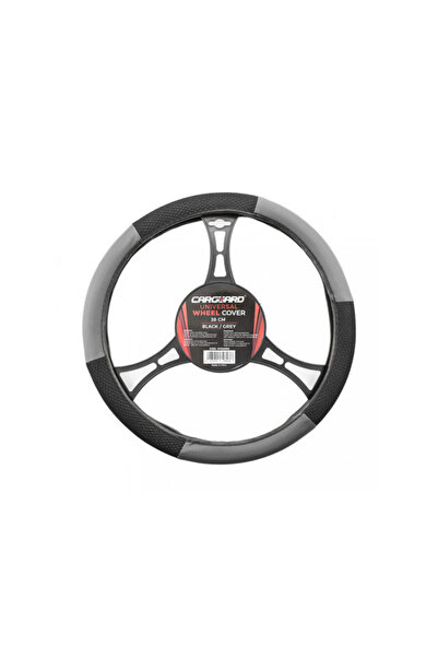 CarGuard Husa volan CarGuard, 38 cm, Negru/Gri