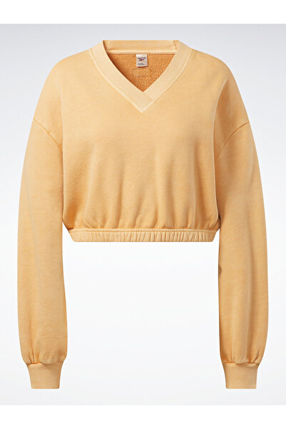 Reebok Γυναικείο Φούτερ HS4739 Πορτοκαλί