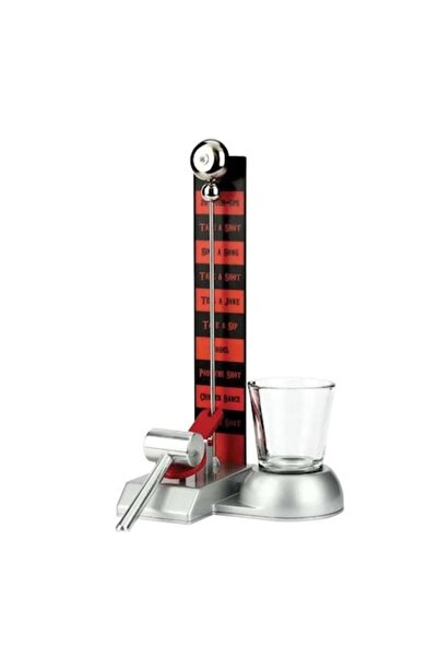 Optim Solution Joc de băut Hammershot, OPTIM SOLUTION, 22 cm, Pahar de shot, Sticlă, Plastic, Fier, Multicolor