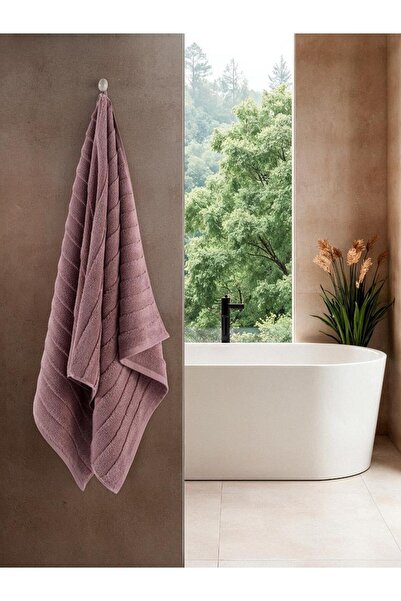 Karna Home Бавовняний односторонній рушник з жакардовим візерунком Karna Premıum Venna - 50 x 90