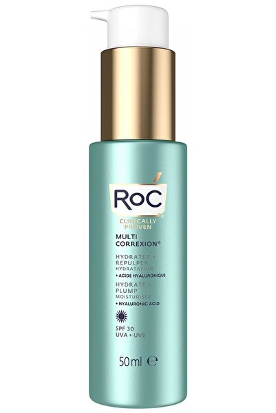 Roc Multi Correxion Hyaluronic Acid Anti Aging Face Moisturizer with Broad Sunscreen SPF 30, (50ml)