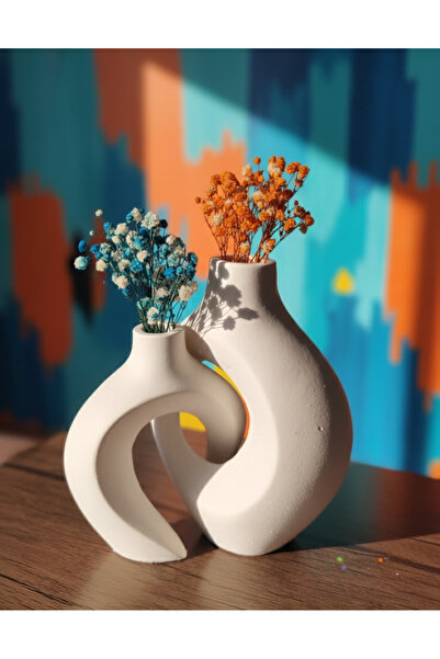 Ferdali Bohem tarzı sarmaşık sevgili dekoratif vazo biblo