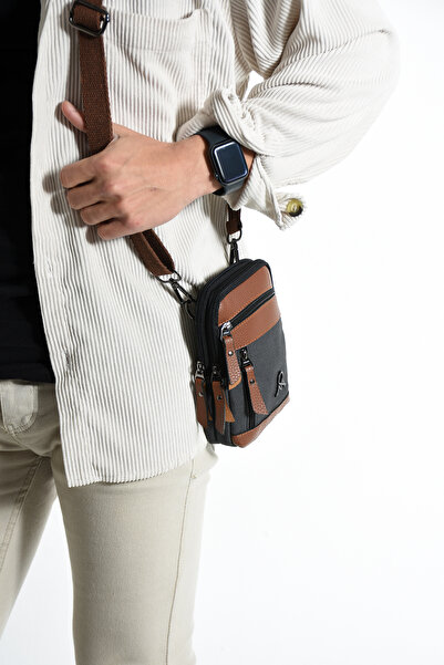 MEGA ÇANTA Geantă pentru bărbați cu mai multe compartimente din seria Canvas