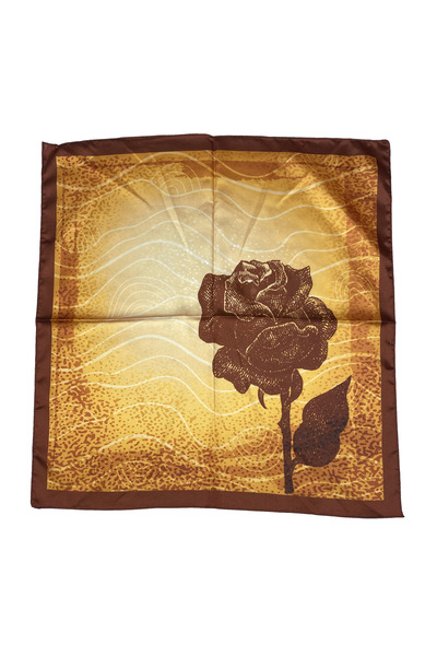 Sultan İpek Floral Patterned Scarf / Bandana 52X52